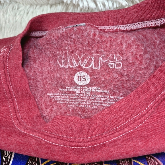 The Doors Oversized Graphic Sweatshirt Sacramento Memorial Auditorium Crewneck - Picture 10 of 10